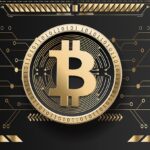 bitcoin cryptocurrency coins photo illustrating October decline