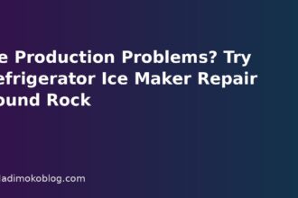 Ice Production Problems? Try Refrigerator Ice Maker Repair Round Rock