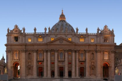 Vatican St Peter's Basilica photo illustrating Pope Leo XIV